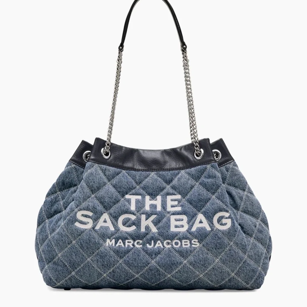 Absolutely gorgeous like new Marc Jacob’s the Sack Bag in denim and leather - Picture 1 of 8
